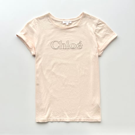 Chloe pale pink logo T-shirts