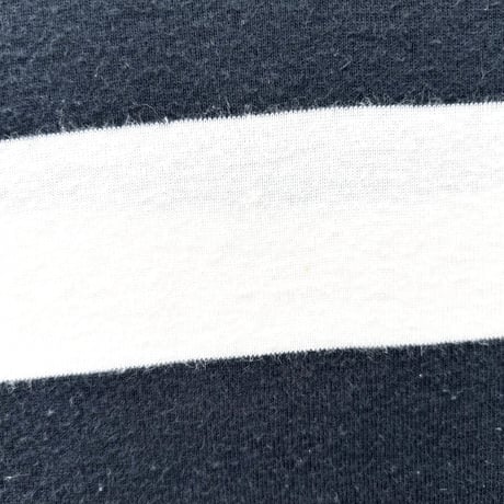 agnes b. white×black striped tank top