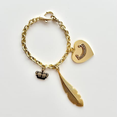 JUICY COUTURE logo motif chain bracelet