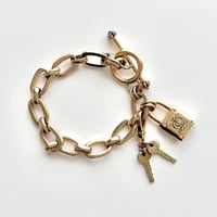 JUICY COUTURE gold chain bracelet