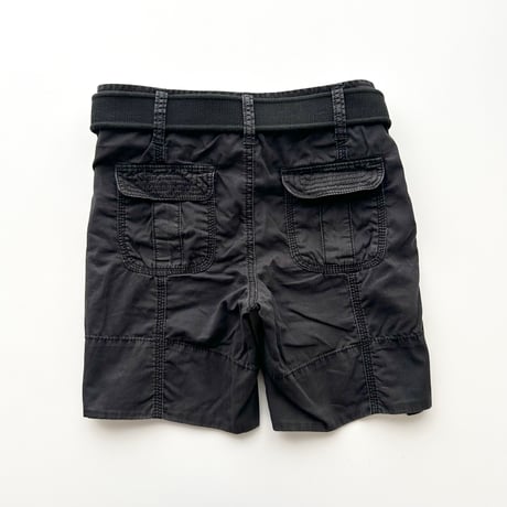 Calvin Klein black belt cargo short pants