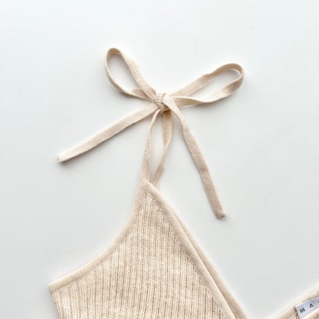 MARNI pink beige knit camisole