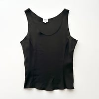 ARMANI black shape tank top