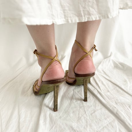 made in Italy / cord sandals 22.5cm