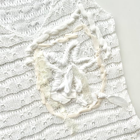 made in Italy / crochet embroidery tops