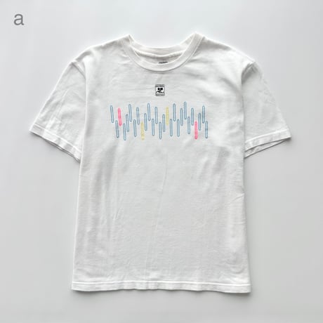 courreges white printed T-shirts