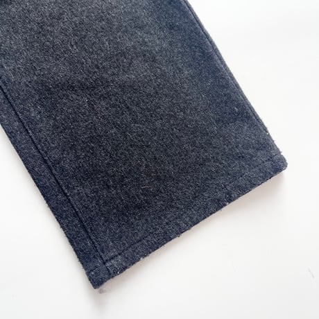 dark gray designed pants