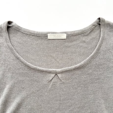 light gray knit tops