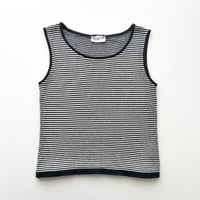 agnes b. pinstriped knit tank top
