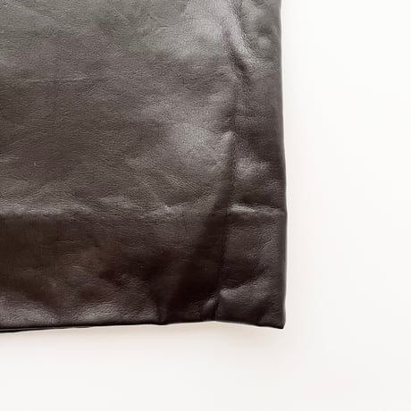 Burberry dark brown fake leather skirt