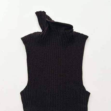 made in Italy / dark navy rib tops