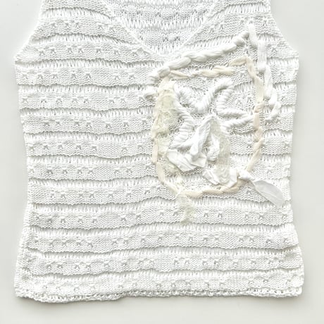 made in Italy / crochet embroidery tops