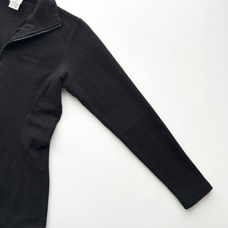 DKNY black fleece full zip tops