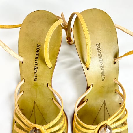 made in Italy / cord sandals 22.5cm