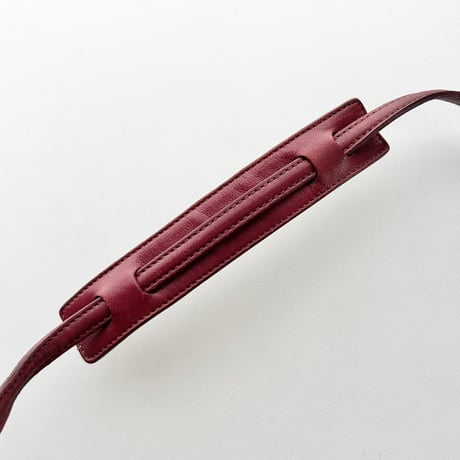 coach red leather shoulder bag
