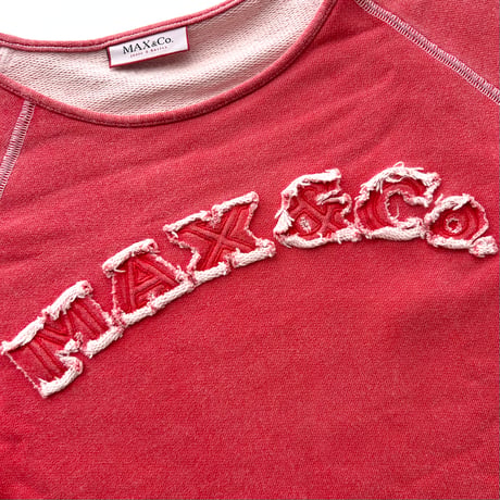 made in Italy / red patch logo sweat tops