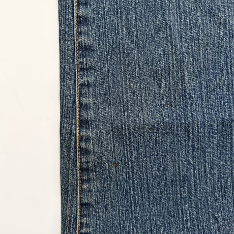printed flare denim pants