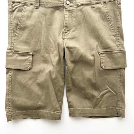 khaki cargo half pants