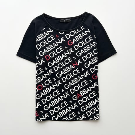 D&G black logo printed T-shirts