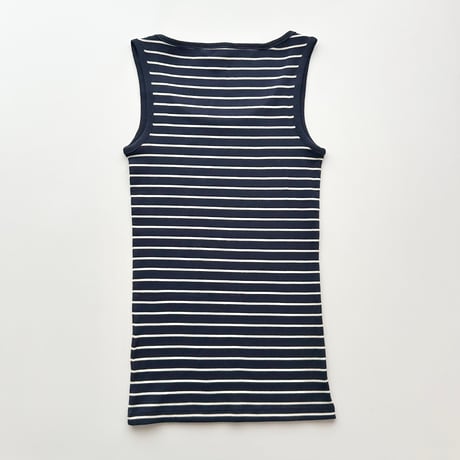 Ralph Lauren navy striped rib tank top