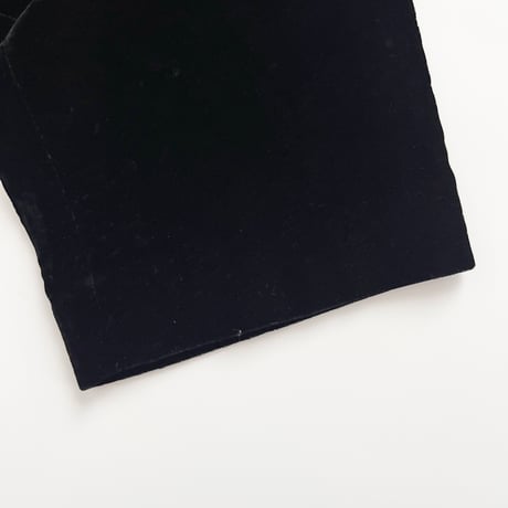 made in USA / black velour pants