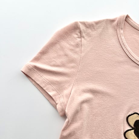 MOSCHINO pale pink flower T-shirts