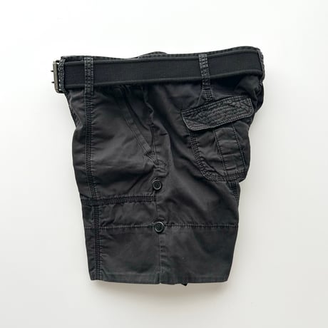 Calvin Klein black belt cargo short pants