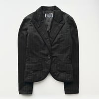 Ralph Lauren black stripe tailored jacket
