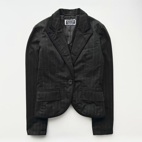Ralph Lauren black stripe tailored jacket