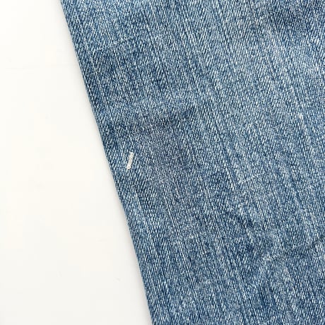 ribbon designed boot cut denim pants