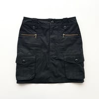 HYSTERIC GLAMOUR black cargo mini skirt
