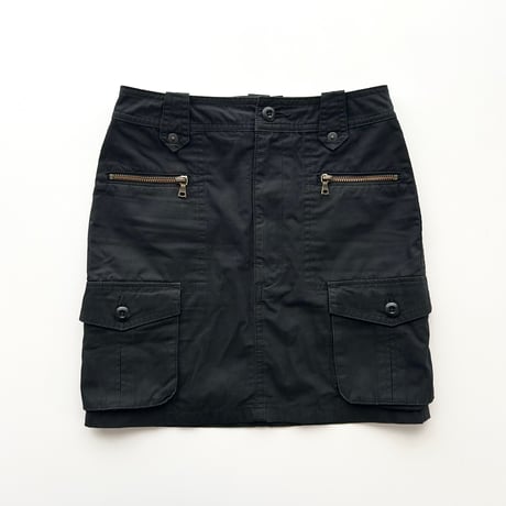 HYSTERIC GLAMOUR black cargo mini skirt