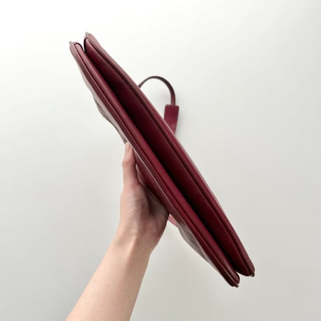 coach red leather shoulder bag