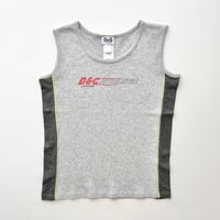 D&G gray logo side designed tank top