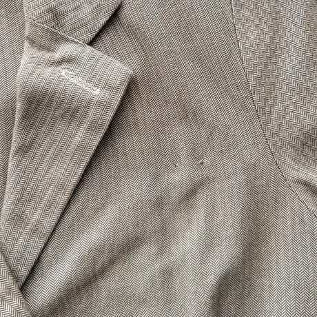 agnes b. beige herringbone jacket