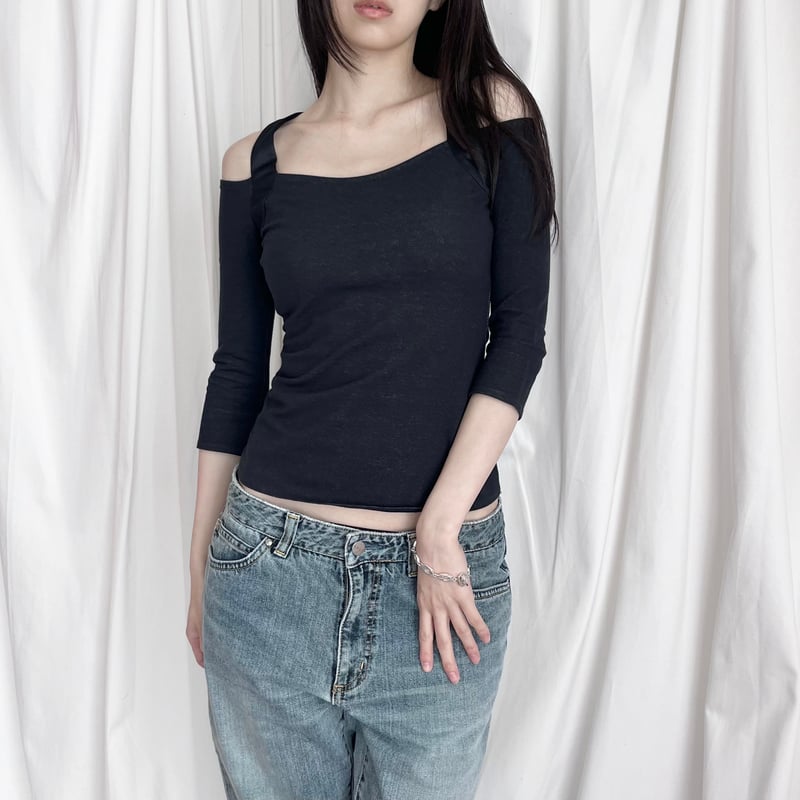 ARMANI black designed tops | pour elles ARMANI black designed tops | pour elles