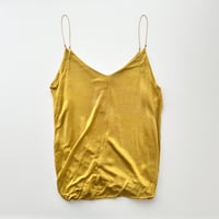 mustard yellow chain camisole