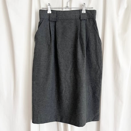 made in USA / gray pencil skirt