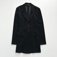 black velvet spring coat