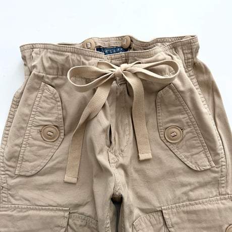 Ralph Lauren beige waist mark cargo pants