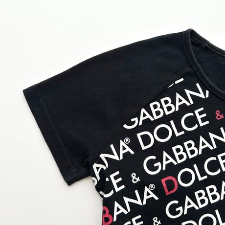 D&G black logo printed T-shirts