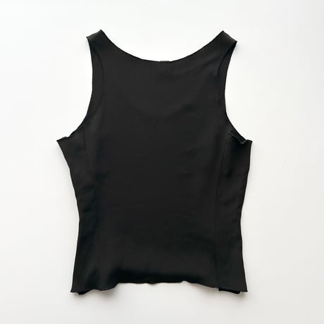 ARMANI black shape tank top