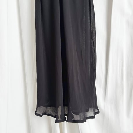 ISABEL MARANT black sheer camisole tunic