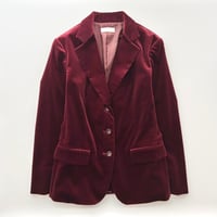 bordeaux velvet jacket