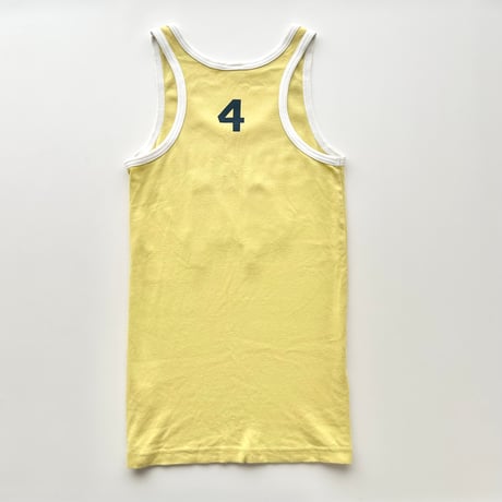 yellow piping patch tank top
