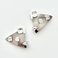 made in Italy / bijou triangle earrings