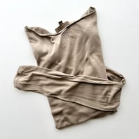 LOEWE gray beige back logo tops