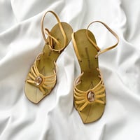 made in Italy / cord sandals 22.5cm