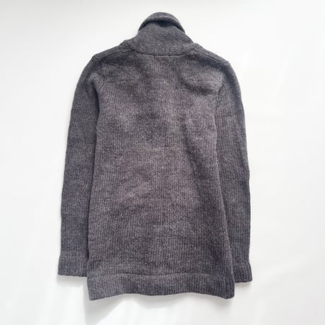 DKNY gray knit designed coat