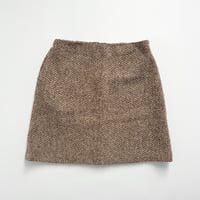 Ralph Lauren beige×brown knitted skirt